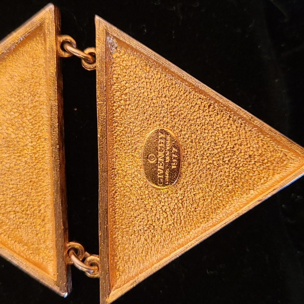 Givenchy Enamel and Gold Pendant Necklace - Picture 5 of 6